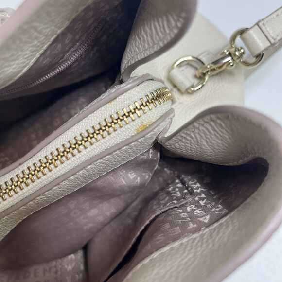 Kate Spade Larchmont Avenue Evangelie Leather Satchel Warm Vellum WKRU5376 - Picture 15 of 15